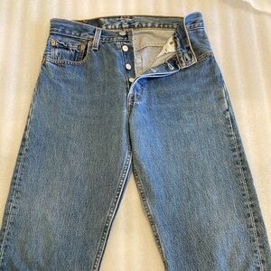 Levi’s 501 vintage Made in the USA blue jeans